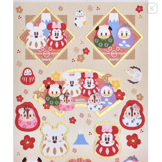 Japan Disney Store Washi Sticker Collection - Mickey & Friends : New Year Daruma 2026 - 2