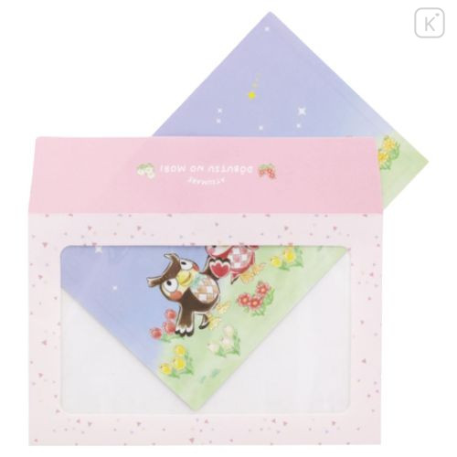 Japan Animal Crossing Letter Envelope Set - New Horizons Celeste & Blathers - 4