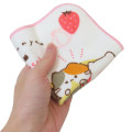 Japan Kamio Mini Towel Handkerchief - Mogunyan : Cat Pancake Butter - 3