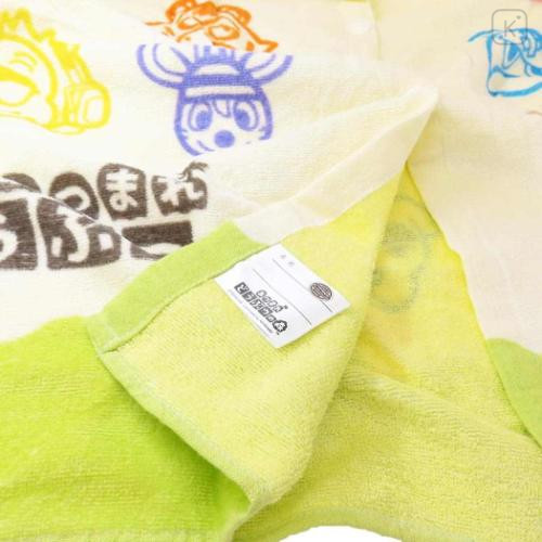 Japan Animal Crossing Kids Wrap Towel 80cm - New Horizons Colorful Face - 4
