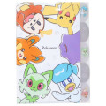 Japan Pokemon 5 Pockets A4 Clear File - Happy Day - 1
