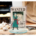 Japan One Piece Mame Jigsaw Puzzle 40pcs Acrylic Stand - Wanted Poster Zoro - 1