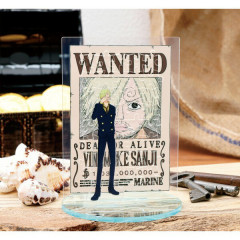 Japan One Piece Mame Jigsaw Puzzle 40pcs Acrylic Stand - Wanted Poster Sanji