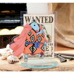 Japan One Piece Mame Jigsaw Puzzle 40pcs Acrylic Stand - Wanted Poster Jinbe