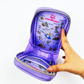Japan Disney Vertical Pen Pouch - Alice in Wonderland : Purple - 3