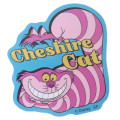 Japan Disney Vinyl Sticker - Alice in Wonderland Cheshire Cat : Smirk Name - 1