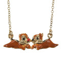 Japan Disney Store Necklace - Chip & Dale : Character Motif Happy - 3