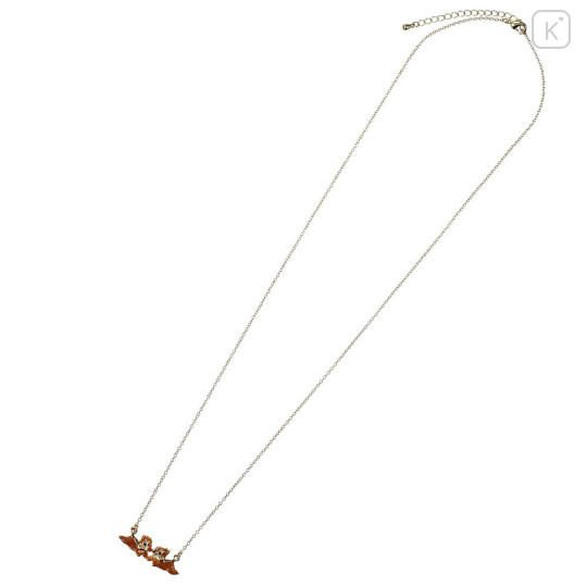 Japan Disney Store Necklace - Chip & Dale : Character Motif Happy - 4