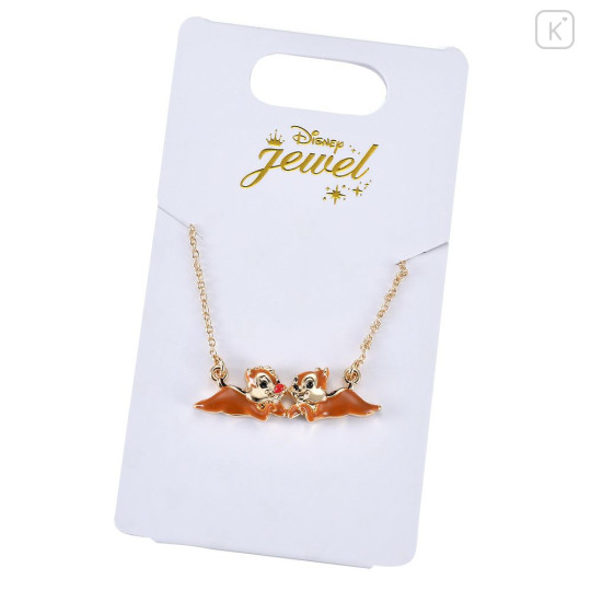 Japan Disney Store Necklace - Chip & Dale : Character Motif Happy - 5