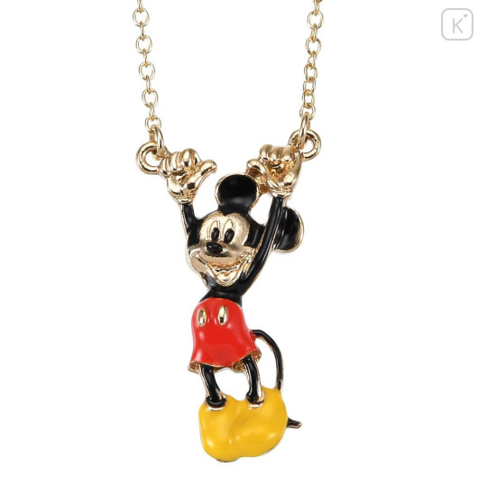 Japan Disney Store Necklace - Mickey : Character Motif Happy - 3
