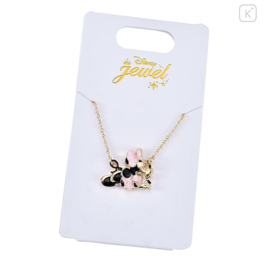 Japan Disney Store Necklace - Minnie : Character Motif Pink Dress - 5