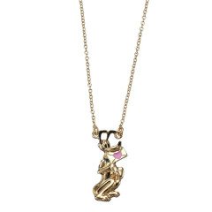 Japan Disney Store Necklace - Pluto : Character Motif Love Letter