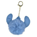 Japan Disney Store Dangling Tail Mascot Keychain - Stitch : Faux Fur Ball Charm - 3