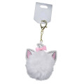 Japan Disney Store Dangling Tail Mascot Strap - Marie : Faux Fur Ball Charm - 2