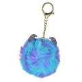 Japan Disney Store Dangling Tail Mascot Keychain - Sulley : Faux Fur Ball Charm - 1