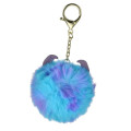 Japan Disney Store Dangling Tail Mascot Strap - Monsters Inc Sulley : Faux Fur Ball Charm - 3