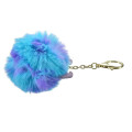 Japan Disney Store Dangling Tail Mascot Keychain - Sulley : Faux Fur Ball Charm - 5