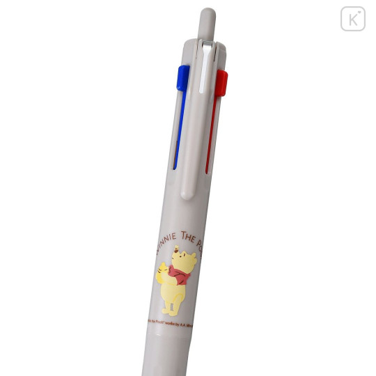 Japan Disney Store Jetstream New 3 Color Multi Ballpoint Pen - Pooh : Confusing Bee - 3