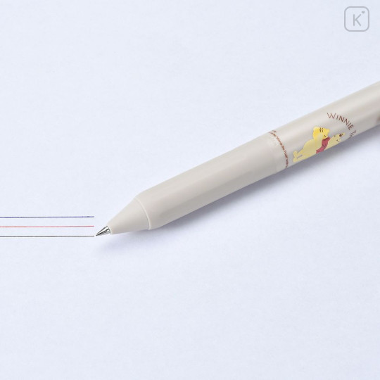 Japan Disney Store Jetstream New 3 Color Multi Ballpoint Pen - Pooh : Confusing Bee - 6