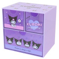 Japan Sanrio Chest Drawer - Kuromi : Cheeky but Charming - 1