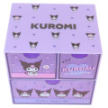Japan Sanrio Chest Drawer - Kuromi : Cheeky but Charming - 3