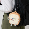 Japan Bread Thief Mini Pouch with Carabiner - Backpack Style - 5