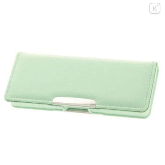 Japan Yokopita Compact Double-Sided Opening Pencil Case - Mint - 1