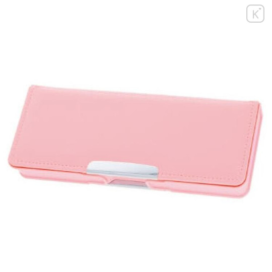 Japan Yokopita Compact Double-Sided Opening Pencil Case - Sakura Pink - 1