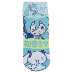 Japan Sanrio Socks - Cinnamoroll & Hatsune Miku Wink