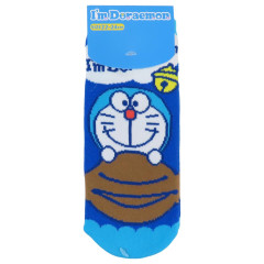 Japan Doraemon Socks - Doraemon : Dorayaki Blue