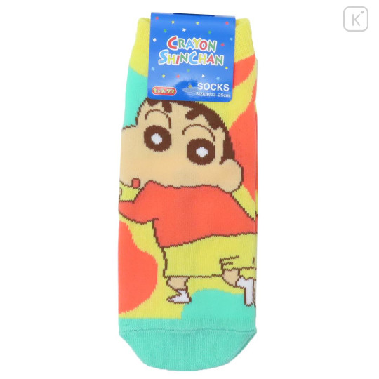 Japan Crayon Shin-chan Socks - Shinnosuke Nohara : Turning Around Colorful - 1