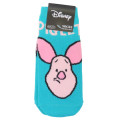 Japan Disney Socks - Piglet : Worried Turquoise - 1