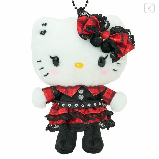 Japan Sanrio Original Mascot Holder - Hello Kitty : Sweet Rock 'n' Check Gingham - 2