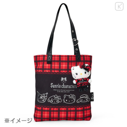 Japan Sanrio Original Mascot Holder - Hello Kitty : Sweet Rock 'n' Check Gingham - 4