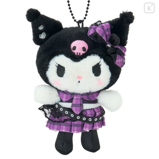 Japan Sanrio Original Mascot Holder - Kuromi : Sweet Rock 'n' Check Gingham - 2