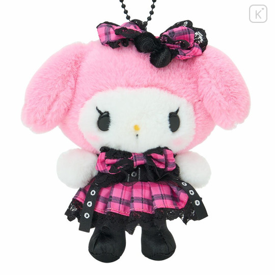 Japan Sanrio Original Mascot Holder - My Melody : Sweet Rock 'n' Check Gingham - 2