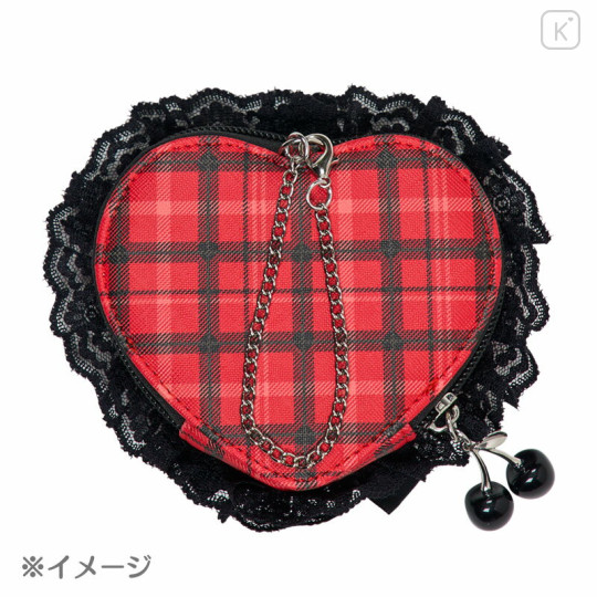 Japan Sanrio Original Mini Pouch Charm - My Melody : Sweet Rock 'n' Check Gingham - 3