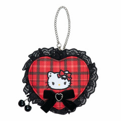 Japan Sanrio Original Mini Pouch Charm - Hello Kitty : Sweet Rock 'n' Check Gingham