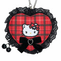 Japan Sanrio Original Mini Pouch Charm - Hello Kitty : Sweet Rock 'n' Check Gingham - 2