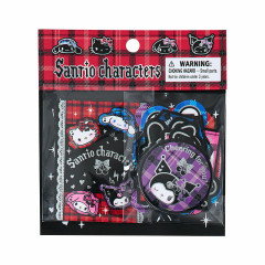 Japan Sanrio Original Sticker Set - Sweet Rock 'n' Check Characters Gingham