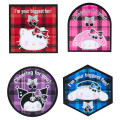 Japan Sanrio Original Sticker Set - Sweet Rock 'n' Check Characters Gingham - 5