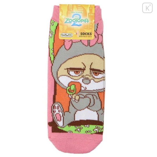 Japan Disney Socks - Zootopia 2 : Finnick Annoyed - 1