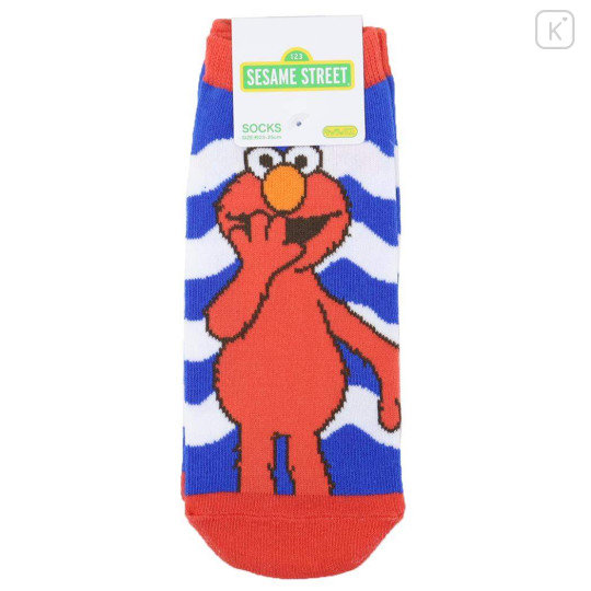 Japan Sesame Street Socks - Elmo Wave - 1