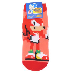 Japan Sonic the Hedgehog Fluffy Socks - Knuckles : Standing Pixel