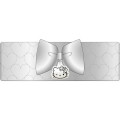 Japan Sanrio Silver Box Pencil Case - Hello Kitty : Heart - 1