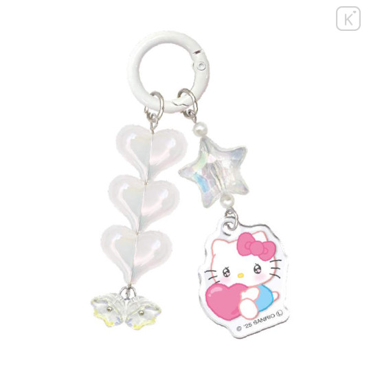 Japan Sanrio Puffy Bead Keychain - Hello Kitty - 1
