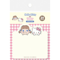 Japan Peko × Sanrio Die-cut Sticky Notes - Hello Kitty & Peko-chan
