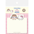 Japan Peko × Sanrio Die-cut Sticky Notes - Hello Kitty & Peko-chan - 1