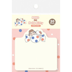 Japan Peko × Sanrio Die-cut Sticky Notes - Hello Kitty & Peko-chan : Sweet