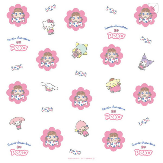 Japan Peko × Sanrio Wrapping Paper Letter Set - D - 2